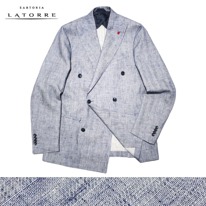 美品　SARTORIA LATORRE ベルベットデザインジャケット